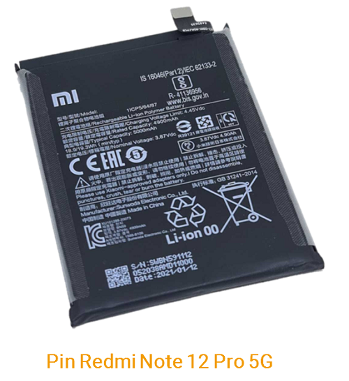 Pin Xiaomi Redmi Note 12 Pro 5g