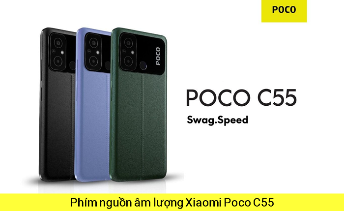 Phím Nguồn Âm lượng Poco C55