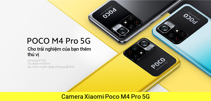 Camera trước Camera sau Xiaomi Poco M4 Pro 5G