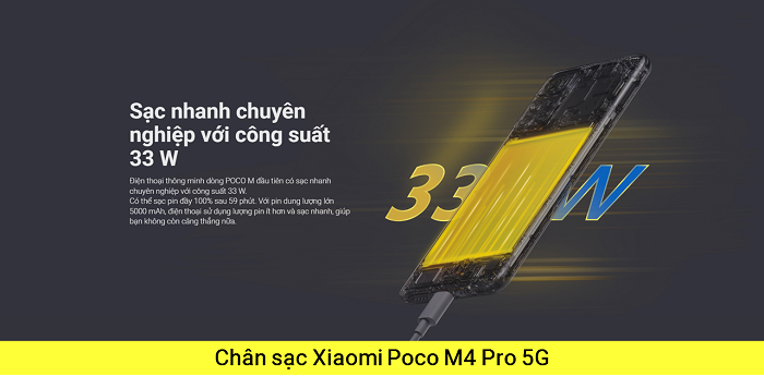 Chân sạc bo sạc Xiaomi Poco M4 Pro 5G