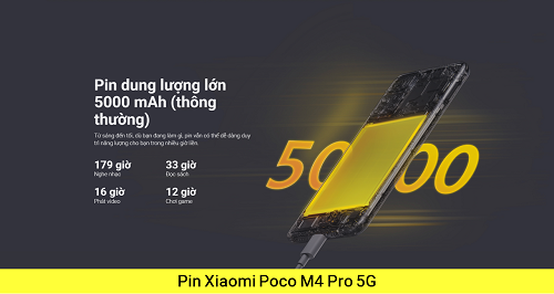 Thay Pin Xiaomi Poco M4 Pro 5G