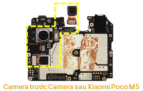 Camera trước Camera sau Xiaomi Poco M5