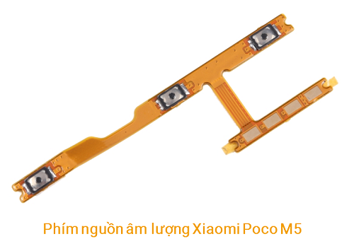 Phím Nguồn Âm lượng Poco M5