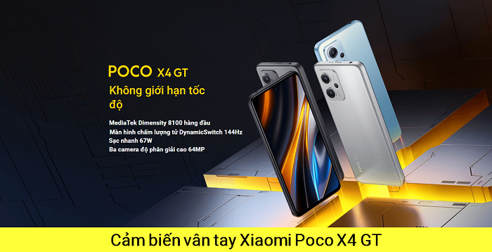 Thay Vân Tay Xiaomi Poco X4 GT