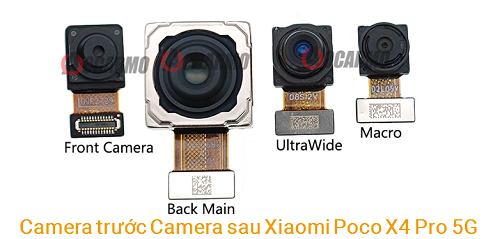 Camera trươc Camera sau Xiaomi Poco X4 Pro 5G