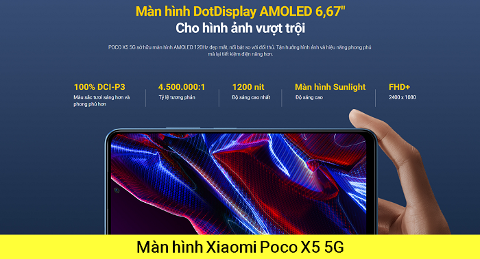 Màn hình Xiaomi Poco X5 5G