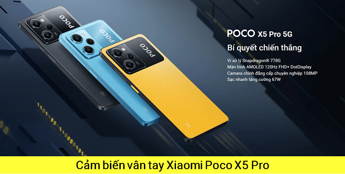 Cảm biến Vân Tay Xiaomi Poco X5 Pro 5G