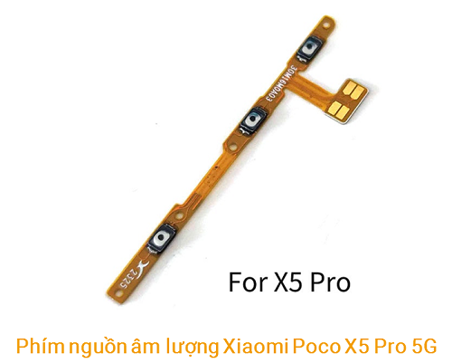 Phím Nguồn Âm lượng Poco X5 Pro 5G