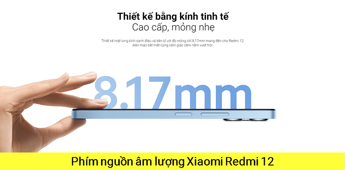 Thay Phím Nguồn Âm lượng Redmi 12