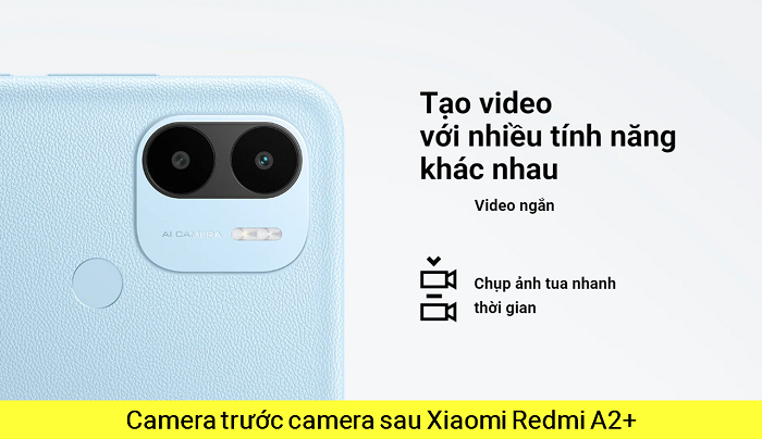 Thay Camera trước Camera sau Xiaomi Redmi A2+