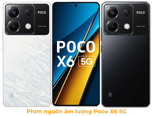 Phím Nguồn âm lượng  Xiaomi Poco X6 5G