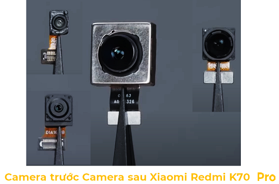 Camera trước Camera sau Xiaomi Redmi K70 Pro