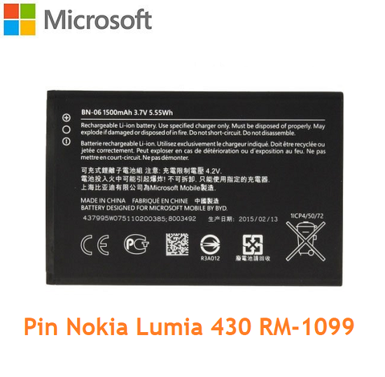 Pin Nokia Lumia 430 RM-1099