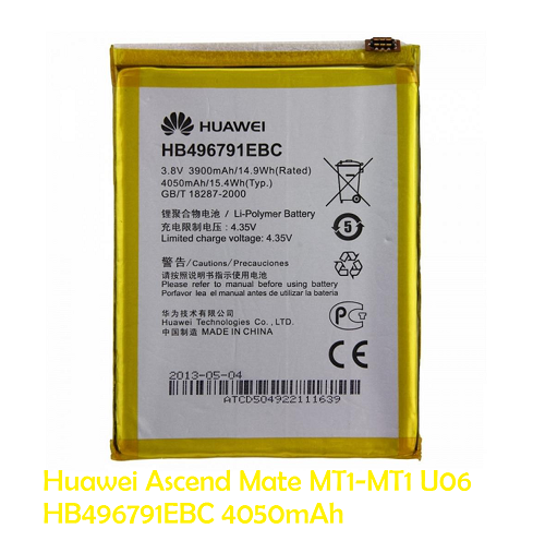 Pin Huawei Ascend Mate MT1-MT1 U06 HB496791EBC 4050mAh
