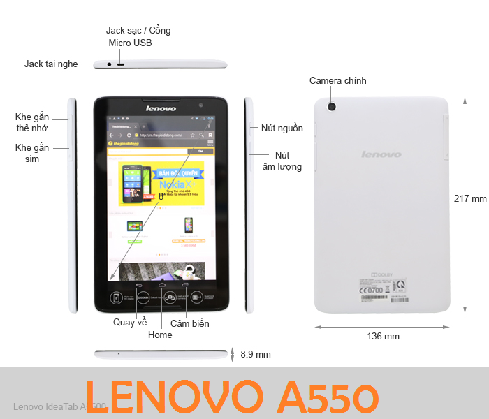 Sửa Lenovo A5500
