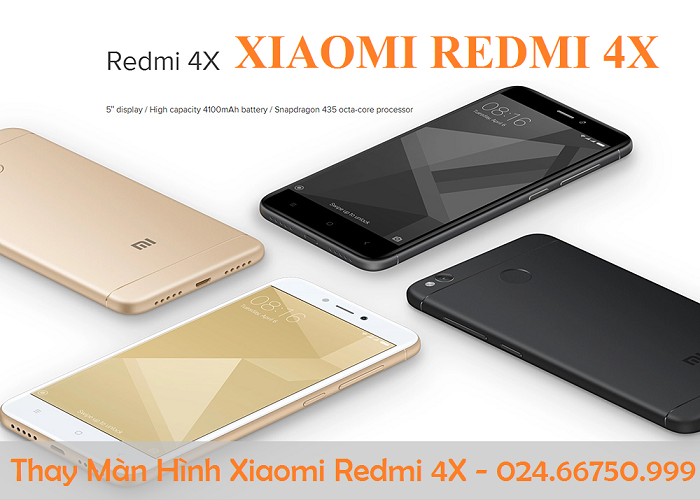 Thay Màn hình cảm ứng điện thoại Xiaomi Redmi 4X
