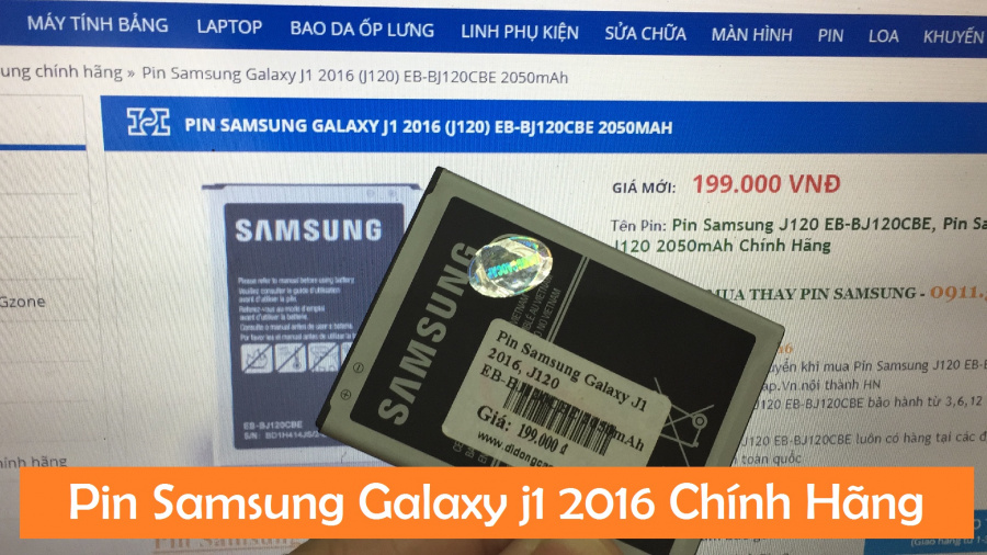 Pin Samsung J1 2016 J120