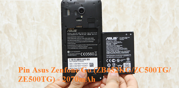 Pin Asus Zenfone Go ZB452KG, ZC500TG, ZE500TG 2070mAh