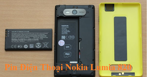 Pin Dien Thoai Nokia Lumia 820 BP-5T 1650 mAh