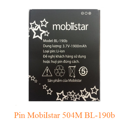 Pin Mobiistar 504M BL-190B