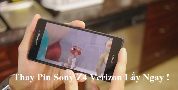 Thay Pin Sony Z4 Verizon lay ngay
