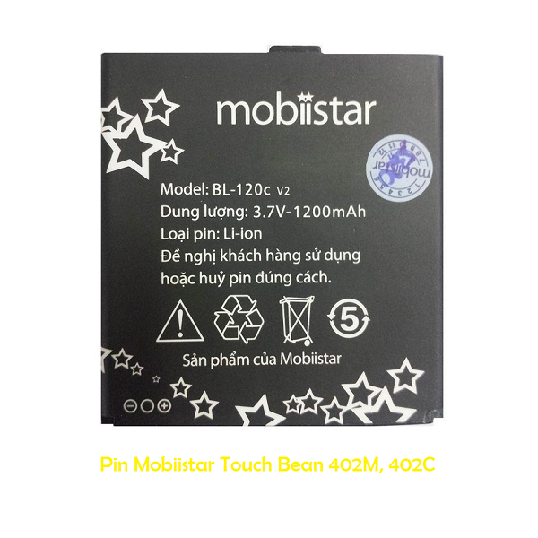 Pin Mobiistar Touch Bean 402M, 402C