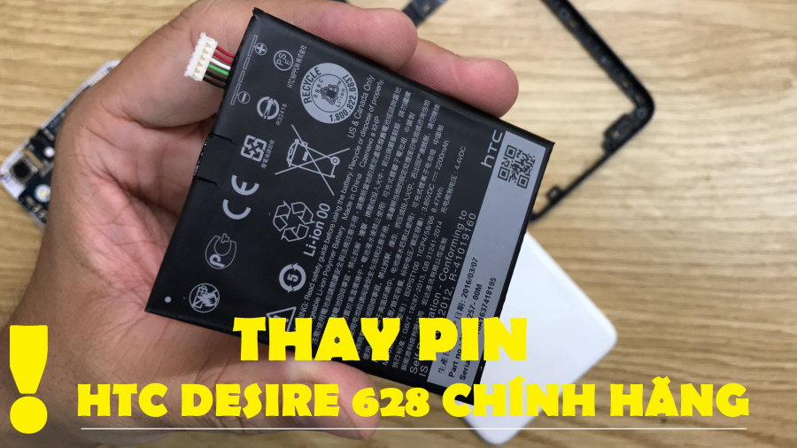 Thay Pin HTC 628, Thay Pin điện thoại htc 628