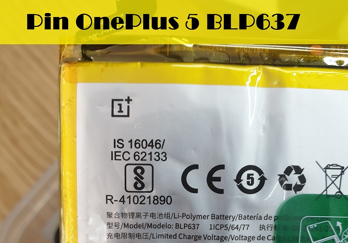 Thay Pin OnePlus 5 BLP637 3800mAh