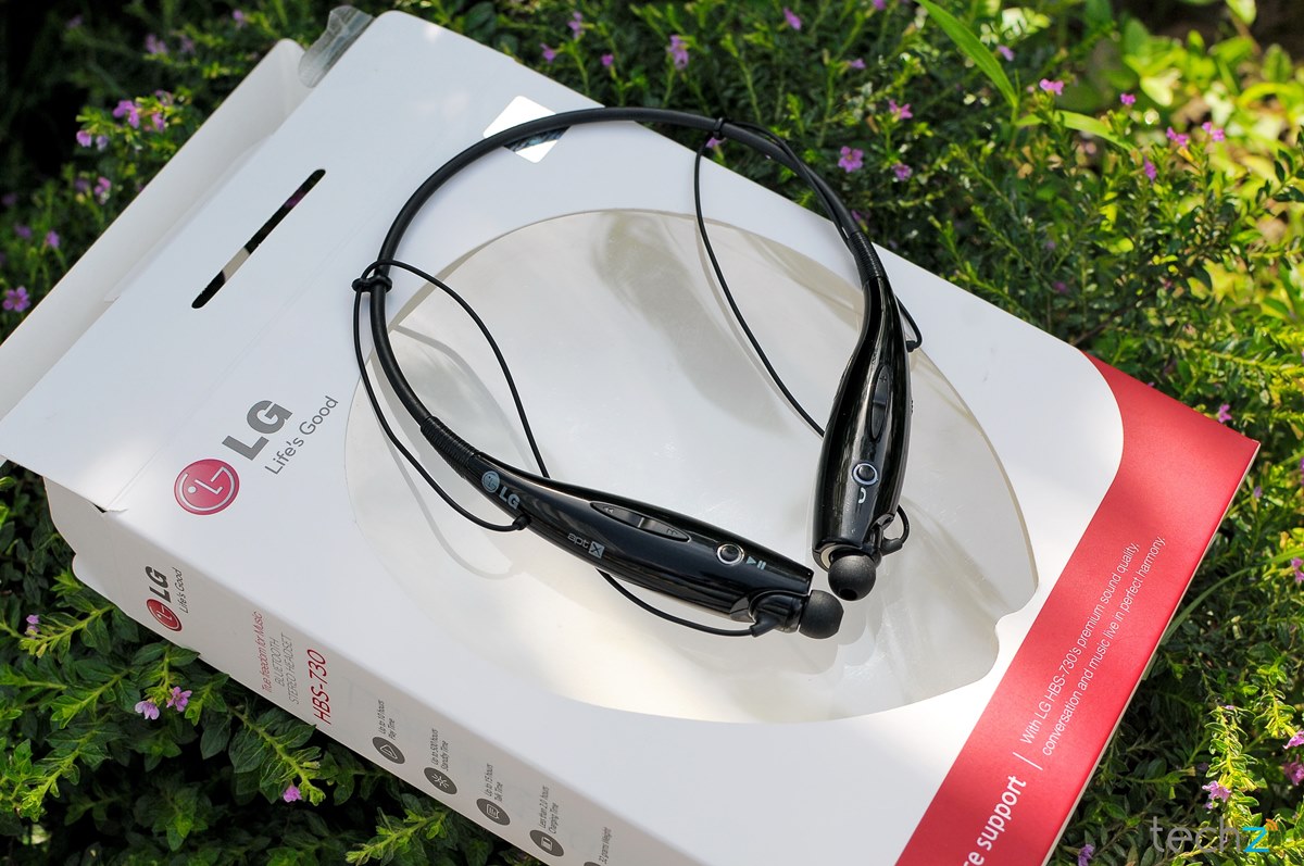 Trải nghiệm HBS - 730: Tai nghe Bluetooth độc đáo tặng kèm LG G3 chính hãng