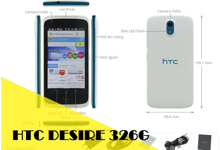 Sửa HTC DESIRE 326G, Sửa HTC 326G