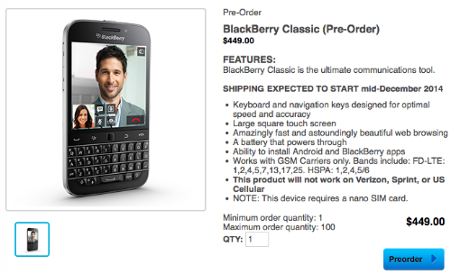 Blackberry Classic