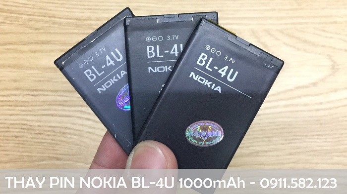 Pin Nokia BL-4U, Pin Điện Thoại Nokia BL-4U Chất Lượng Gía Hấp Dẫn Mua Ngay
