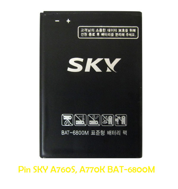 Pin Sky A760s, A770k BAT-6800M