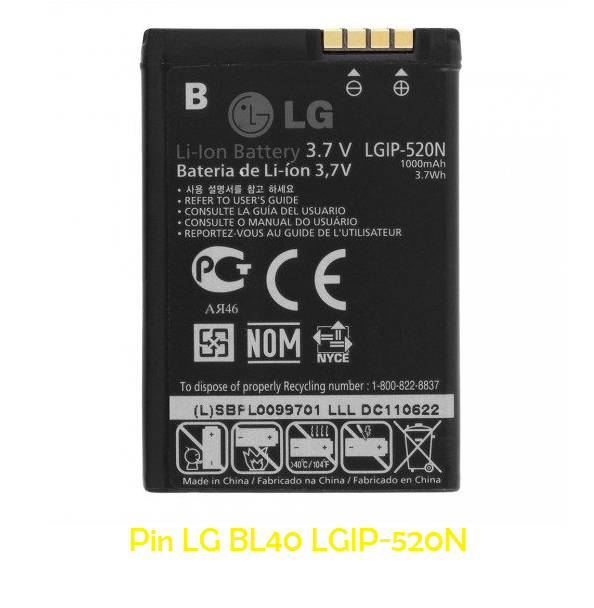 Pin LG BBL40 LGIP-520N