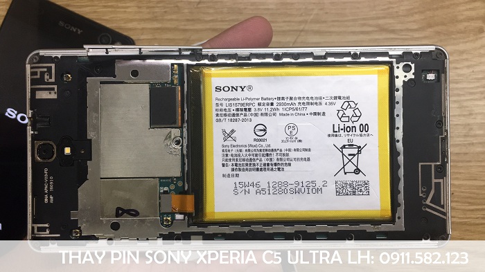 Thay Pin Điện Thoại Sony C5 Lấy Ngay