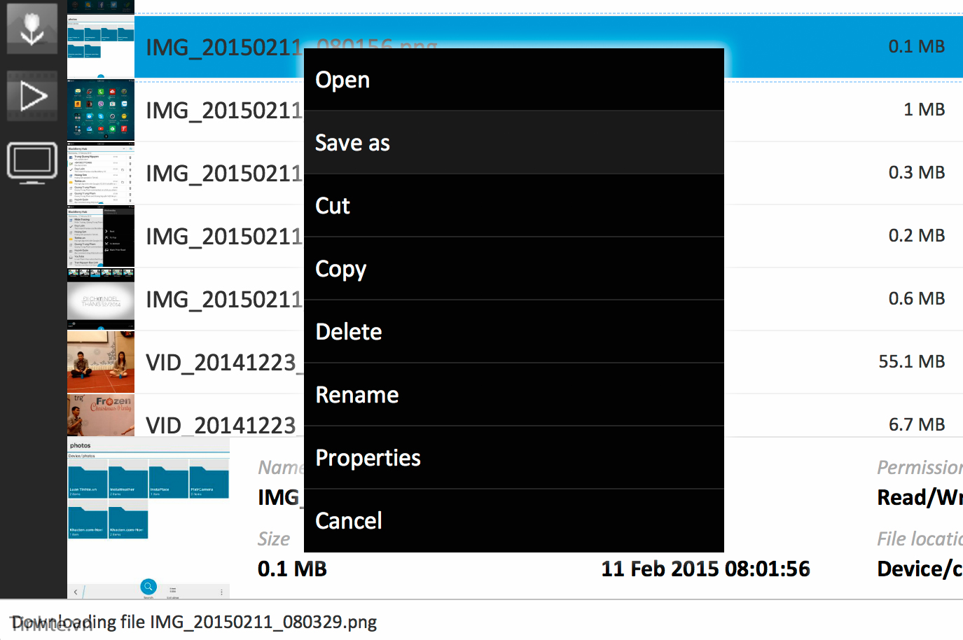 huong dan su dung blackberry passport