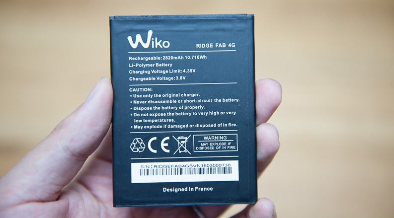 Pin Wiko Ridge FAD 4G