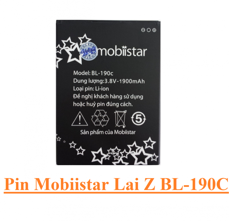Pin Mobiistar Lai Z BL-190C 1900mAh