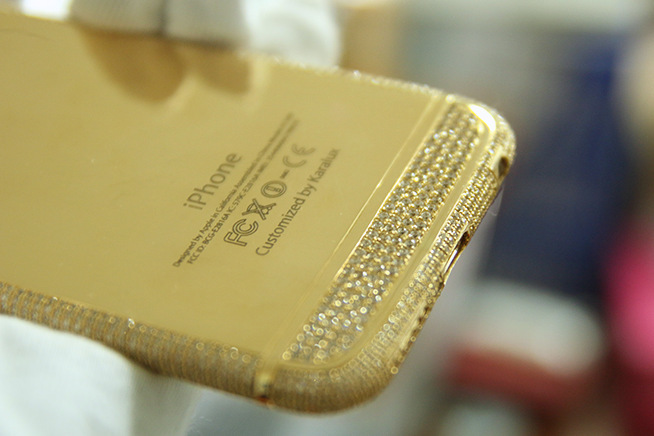 iphone 6 bằng vàng nguyên khối