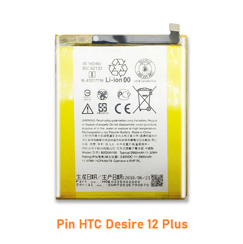 Pin HTC Desire 12 Plus B2G5W100 2900mAh