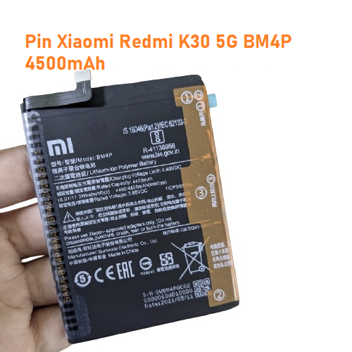 Pin Xiaomi Redmi K30 5G BM4P 4500mAh Thay Pin Lấy Luôn