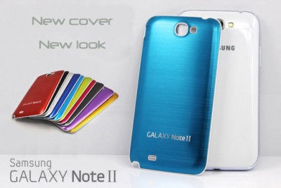 Back cover metal Galaxy Note 2 6 màu thời trang