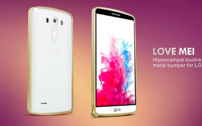 Ốp viền LG G3 Love Mei thời trang
