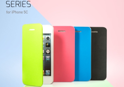 Bao da Iphone 5C Zenus Colour Flip thời trang Korea