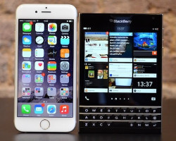 Bạn có biết màn hình Blakcberry Passport lớn hơn iPhone 6