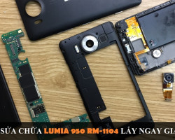 Sửa Chữa Microsoft Lumia 950 RM-1104 Nokia Thay Màn Hình cảm ứng chân sạc rung chuông loa mic sửa chết nguồn 3G Wifi lấy ngay giá tốt.