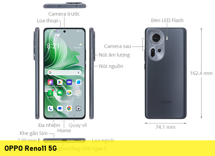 Sửa chữa điện thoại OPPO Reno11 5G