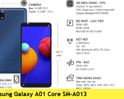 Sửa Samsung A01 Core Phần Cứng Phần Mềm Tư Vấn Nhanh