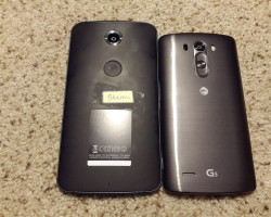 Nexus 6 (Shamu) đọ dáng cùng LG G3 ngoài đời thực