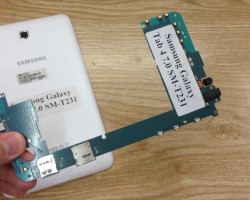 Sửa chữa Samsung T231 Tab 4 7.0 thay màn hình cảm ứng rung chuông loa mic chân sạc sửa chết nguồn nhanh an toàn